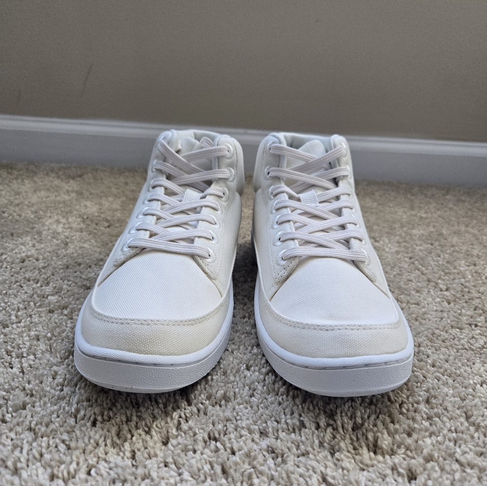 Allbirds pacer mid sneakers cream lace up womens 7 - Picture 2 of 10